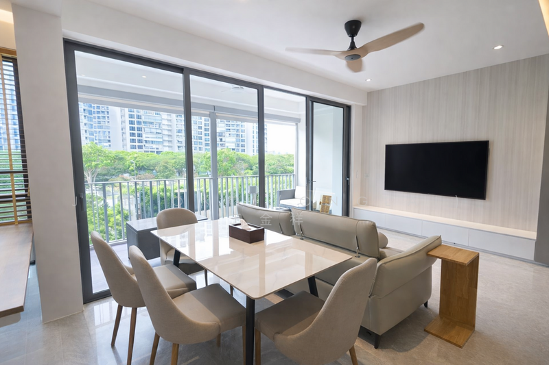 Riversails Condominium For Sale at S$ 1,680,000 | PropertyGuru Singapore - Living Room