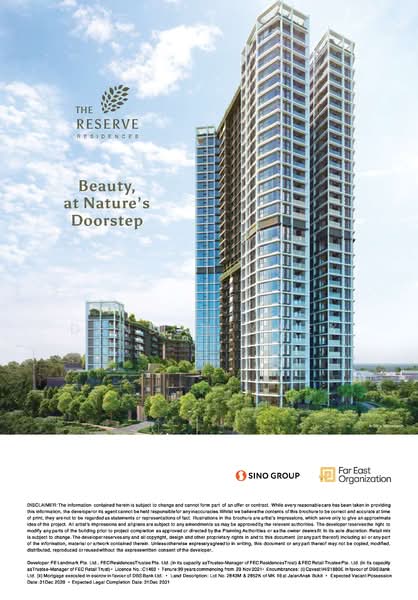 The Reserve Residences Condominium For Sale at S$ 7,014,000 | PropertyGuru Singapore - Exterior