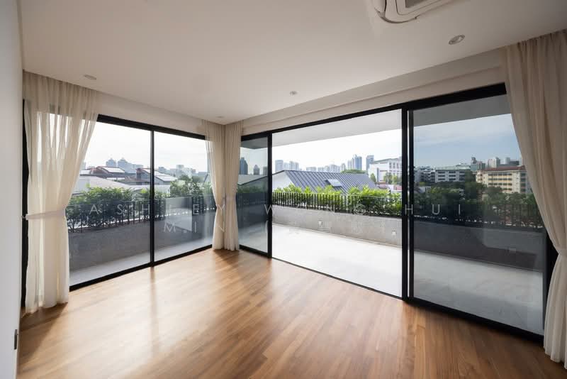 Ready to Move-in! Brand New Detached @ Stevens/Novena/Goldhill. 1km to ACS Primary/ SCGS Detached House For Sale at S$ 24,000,000 | PropertyGuru Singapore - Balcony