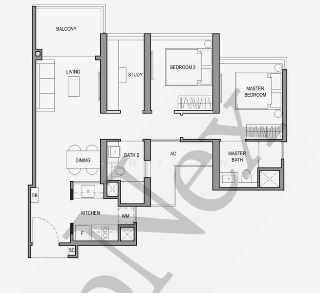 Parc Botannia Condominium For Sale at S$ 1,350,000 | PropertyGuru Singapore