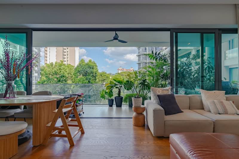 Duet Condominium For Sale at S$ 4,199,999 | PropertyGuru Singapore - Living Room