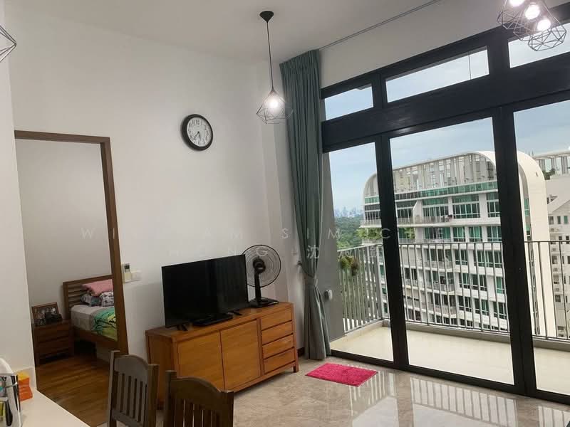 Eco Sanctuary, 65 Chestnut Avenue, 1 Bedroom, 506 sqft, Condominium For Rent, by William Sim Chen Hong 沈宸鋐, 500086907 - Living Room - PropertyGuru.com.sg