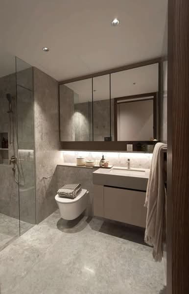 Amber House Apartment For Sale at S$ 3,052,522 | PropertyGuru Singapore - Bathroom