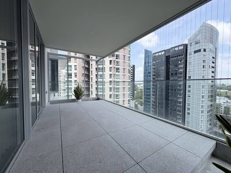 Boulevard 88, 86 Orchard Boulevard, 3 Bedrooms, 1,776 sqft, Condominium For Rent, by Terry Wee, 500087127 - Balcony - PropertyGuru.com.sg