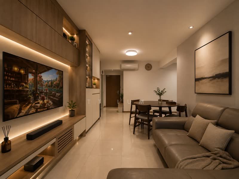 104A Bidadari Park Drive, 104A Bidadari Park Drive, 3 Bedrooms, 1,001 sqft, HDB Flat For Sale, by TT Lum, 500087201 - Living Room - PropertyGuru.com.sg