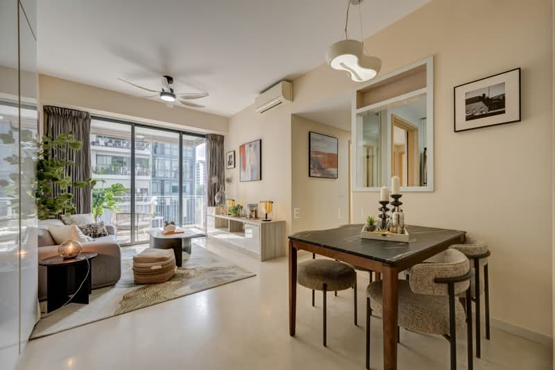 The Luxurie, 31 Compassvale Road, 3 Bedrooms, 1,001 sqft, Condominium For Sale, by Jeannie Lim, 500087248 - Living Room - PropertyGuru.com.sg