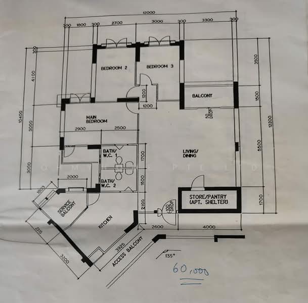 102 Jalan Rajah, 102 Jalan Rajah, 3 Bedrooms, 1,012 sqft, HDB Flat For Sale, by EVON NG, 500087252 - PropertyGuru.com.sg