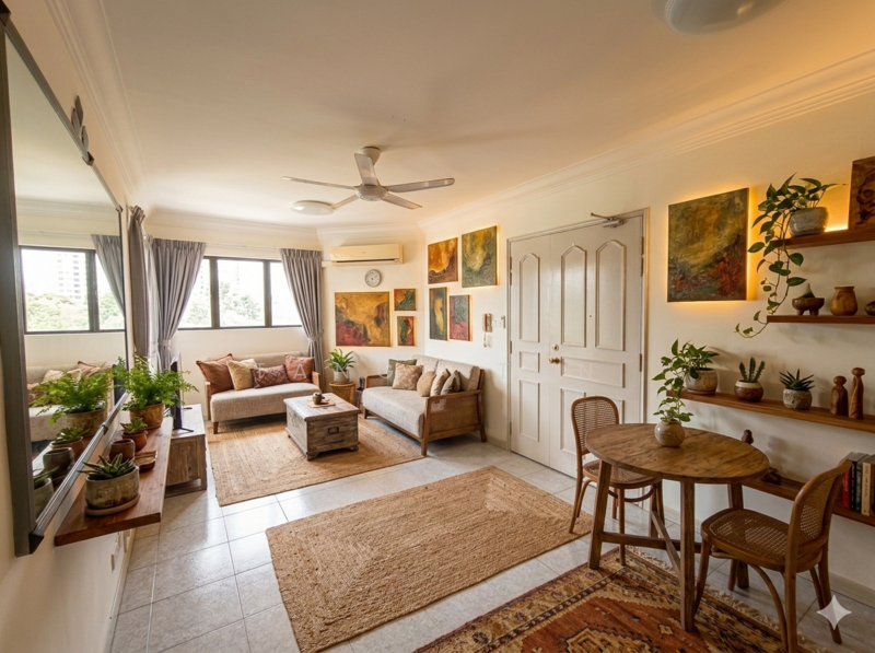 Bullion Park Condominium For Sale at S$ 1,200,000 | PropertyGuru Singapore - Living Room