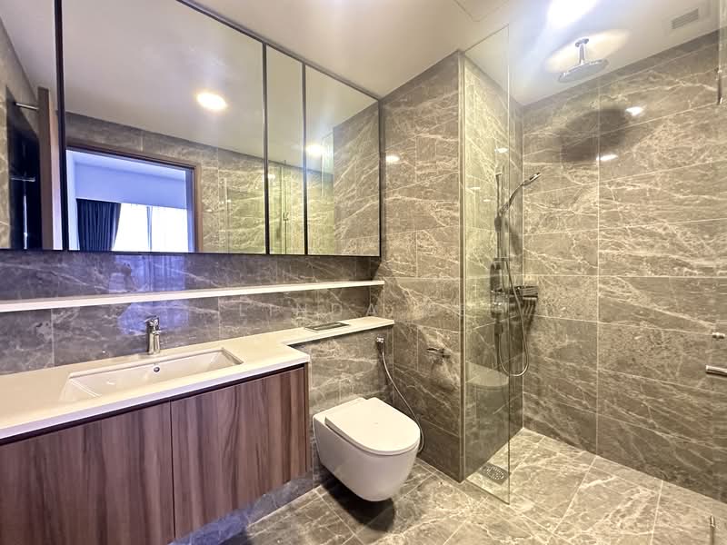 Lentor Modern, Lentor Central, 2 Bedrooms, 732 sqft, Condominium For Rent, by Linda Ee, 500087436 - Bathroom - PropertyGuru.com.sg