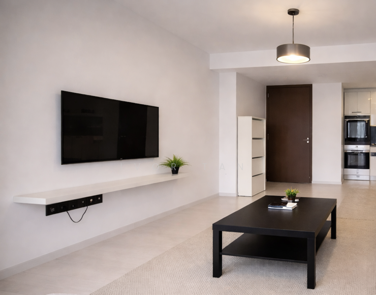 Kallang Riverside, 51 Kampong Bugis, 2 Bedrooms, 1,001 sqft, Condominium For Rent, by Ivor Tan, 500087476 - Living Room - PropertyGuru.com.sg