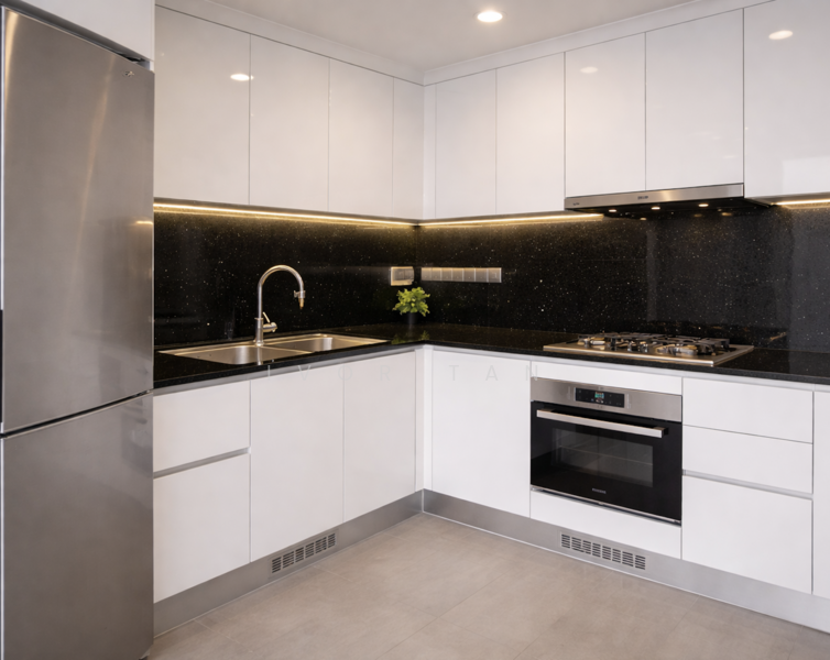 Kallang Riverside, 51 Kampong Bugis, 2 Bedrooms, 1,001 sqft, Condominium For Rent, by Ivor Tan, 500087476 - Kitchen - PropertyGuru.com.sg