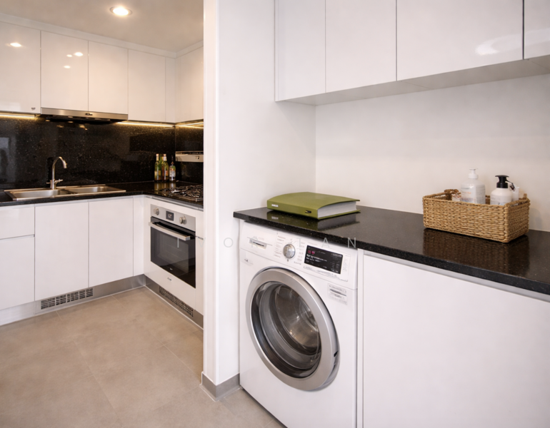 Kallang Riverside, 51 Kampong Bugis, 2 Bedrooms, 1,001 sqft, Condominium For Rent, by Ivor Tan, 500087476 - Kitchen - PropertyGuru.com.sg