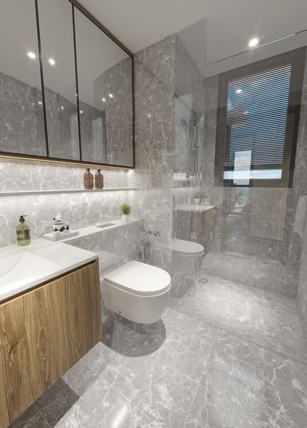 Lentor Modern Condominium For Sale at S$ 3,700,000 | PropertyGuru Singapore - Bathroom