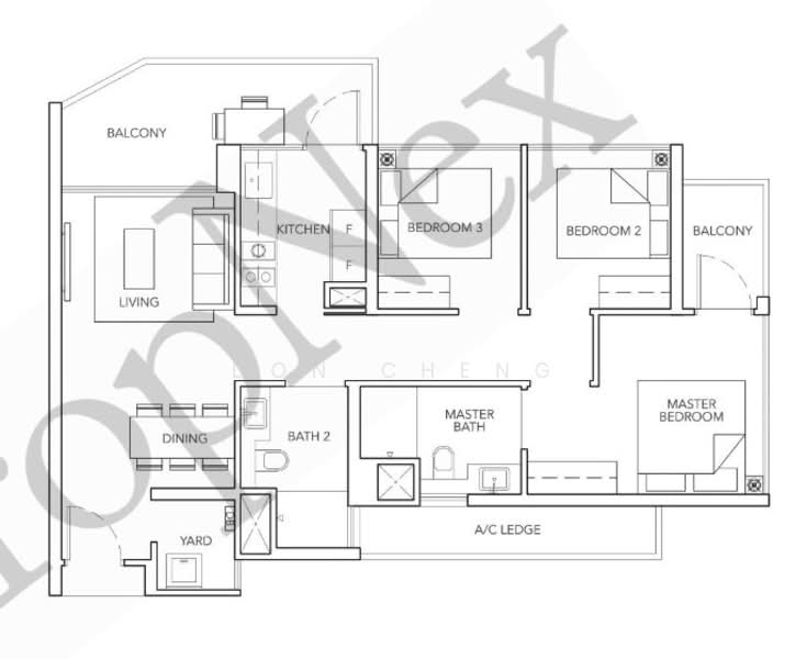 Sturdee Residences, 10 Beatty Road, 3 Bedrooms, 947 sqft, Condominium For Rent, by Don Cheng, 500087497 - PropertyGuru.com.sg