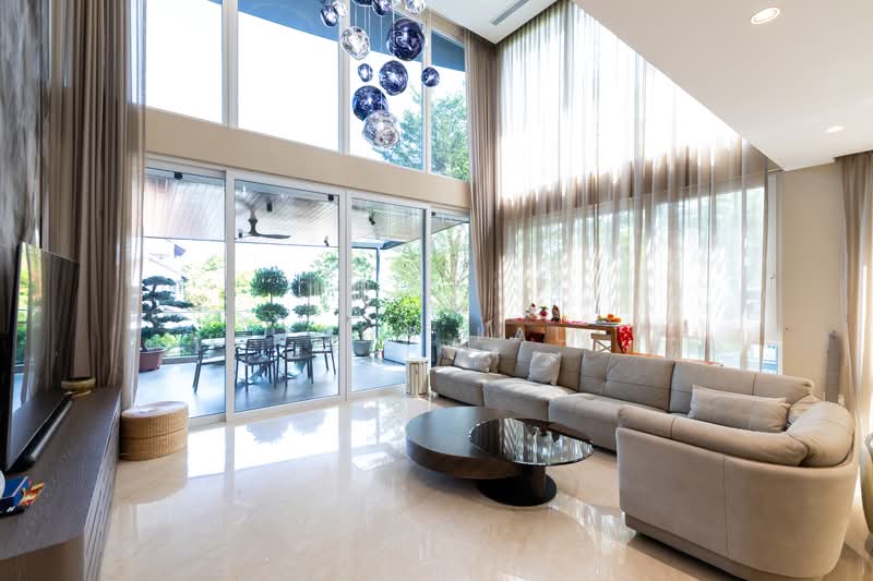 46 Jalan Baiduri Corner Terrace For Sale at S$ 9,700,000 | PropertyGuru Singapore - Living Room