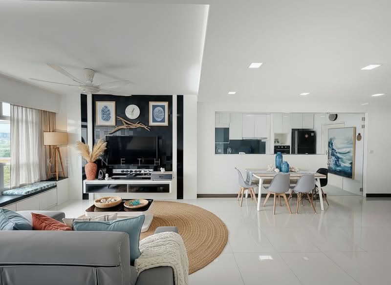 416B Fernvale Link HDB Flat For Sale at S$ 788,000 | PropertyGuru Singapore - Decorated Living Room