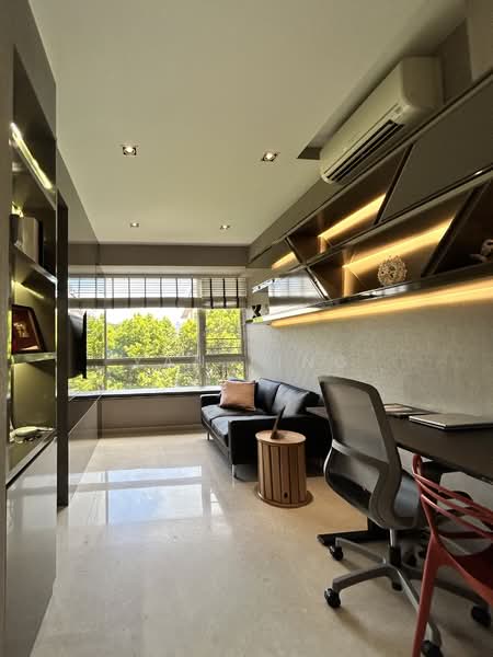 Flamingo Valley Condominium For Sale at S$ 1,050,000 | PropertyGuru Singapore - Living room and Study table/ Dining