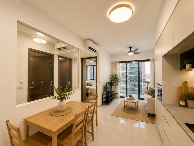 Parc Clematis, 8F Jalan Lempeng, 2 Bedrooms, 689 sqft, Condominium For Sale, by Graycin Wang Wei Ru, 500087796 - Living Room - PropertyGuru.com.sg