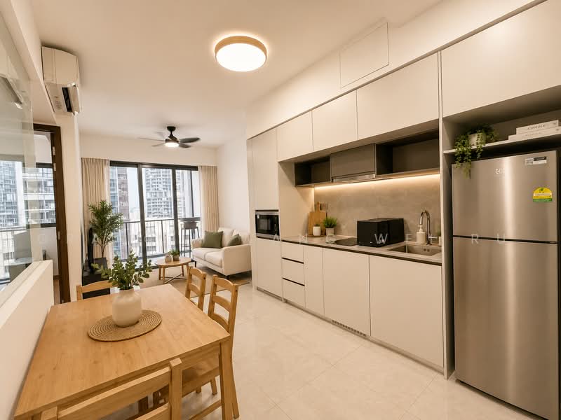 Parc Clematis, 8F Jalan Lempeng, 2 Bedrooms, 689 sqft, Condominium For Sale, by Graycin Wang Wei Ru, 500087796 - Living Room - PropertyGuru.com.sg