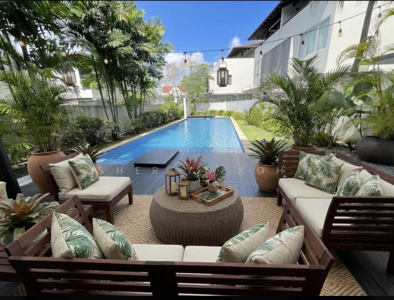 Bungalow with Pool at Duchess, Duchess Garden, 6 Bedrooms, 6,500 sqft, Bungalow House For Rent, by Sherlyn Koh, 500087803 - Exterior - PropertyGuru.com.sg