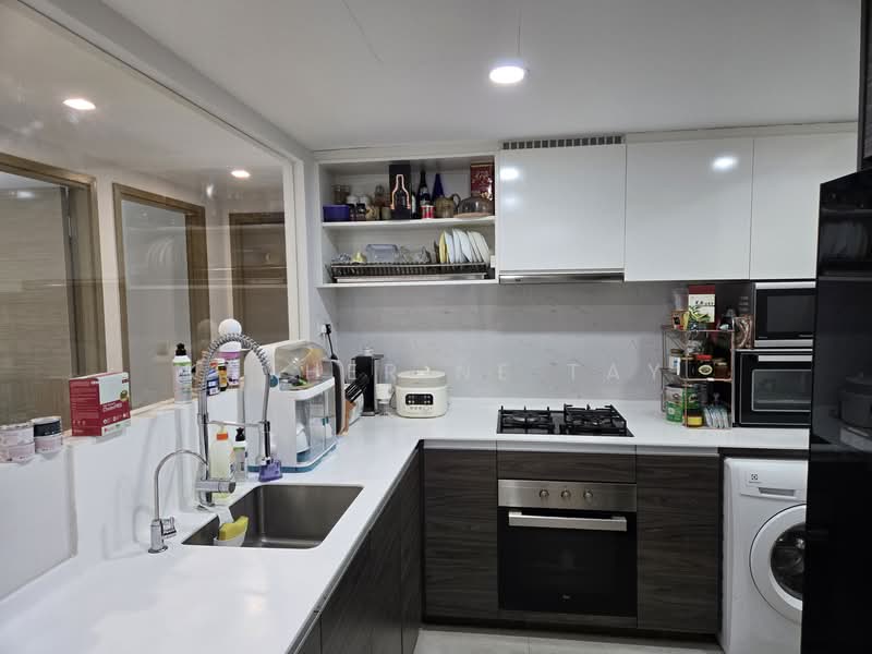 The Terrace, 102 Edgedale Plains, 3 Bedrooms, 1,076 sqft, Executive Condominium For Rent, by Katherine Tay, 500087805 - Kitchen - PropertyGuru.com.sg
