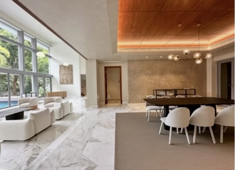 Modern majestic Gcb located next to Botanical Gardens, Modern, stunning Gcb at Cluny Park Road, 5 Bedrooms, 8,000 sqft, Good Class Bungalow For Rent, by Gina Tng, 500087866 - Living Room - PropertyGuru.com.sg