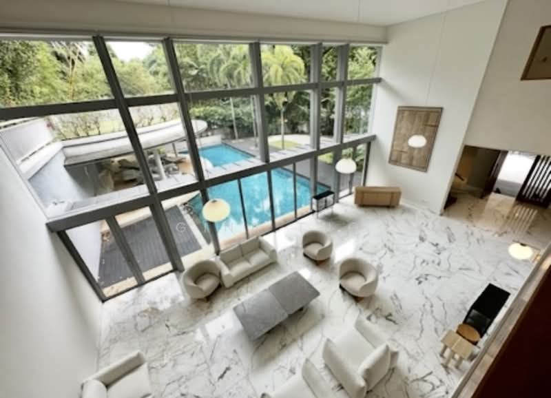 Modern majestic Gcb located next to Botanical Gardens, Modern, stunning Gcb at Cluny Park Road, 5 Bedrooms, 8,000 sqft, Good Class Bungalow For Rent, by Gina Tng, 500087866 - Living Room - PropertyGuru.com.sg