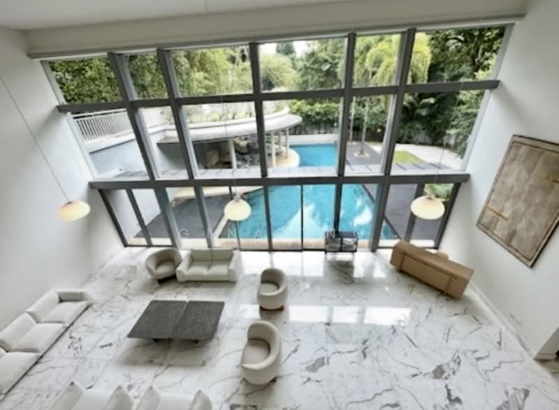 Modern majestic Gcb located next to Botanical Gardens, Modern, stunning Gcb at Cluny Park Road, 5 Bedrooms, 8,000 sqft, Good Class Bungalow For Rent, by Gina Tng, 500087866 - Living Room - PropertyGuru.com.sg