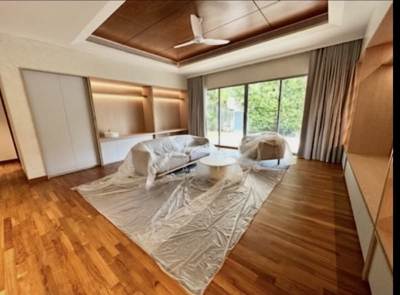 Modern majestic Gcb located next to Botanical Gardens, Modern, stunning Gcb at Cluny Park Road, 5 Bedrooms, 8,000 sqft, Good Class Bungalow For Rent, by Gina Tng, 500087866 - Living Room - PropertyGuru.com.sg