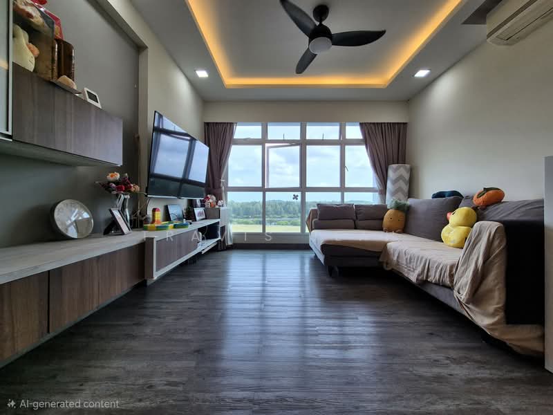 662A Edgedale Plains HDB Flat For Sale at S$ 700,000 | PropertyGuru Singapore - Living Room