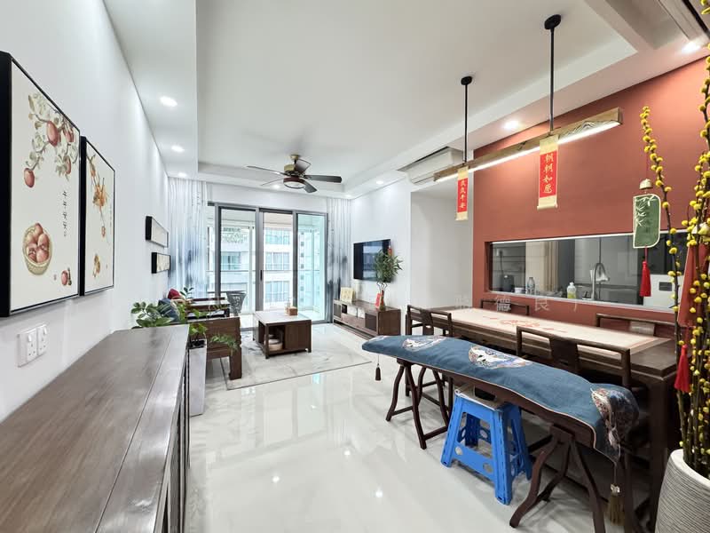 A Treasure Trove, 74 Punggol Walk, 2 Bedrooms, 915 sqft, Condominium For Rent, by Leon Loke (骆德良), 500087935 - Living Room - PropertyGuru.com.sg
