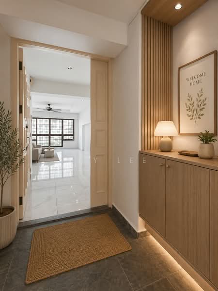 633 Choa Chu Kang North 6, 633 Choa Chu Kang North 6, 4 Bedrooms, 1,367 sqft, HDB Flat For Sale, by Ray Lee, 500087955 - Virtually Staged Entrance - PropertyGuru.com.sg