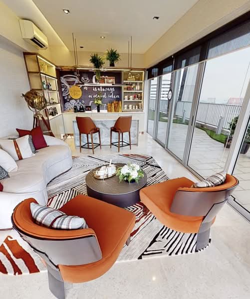 V on Shenton Condominium For Sale at S$ 16,000,000 | PropertyGuru Singapore - Living Room