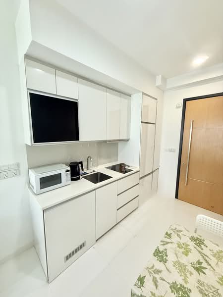 Loft @ Stevens, 68 Stevens Road, 1 Bedroom, 409 sqft, Condominium For Rent, by Zan Sim (沈瓒延), 500088051 - Kitchen - PropertyGuru.com.sg