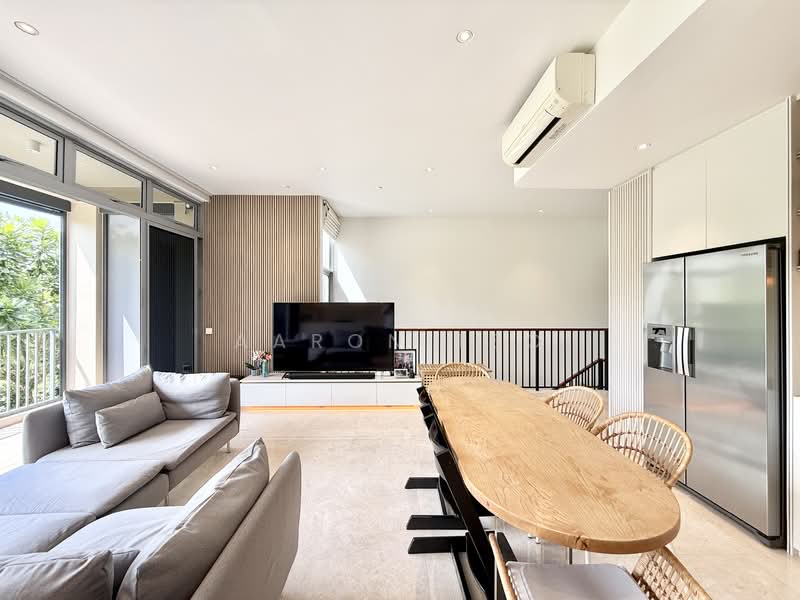 RiverTrees Residences Cluster House For Sale at S$ 2,788,888 | PropertyGuru Singapore - Living Room