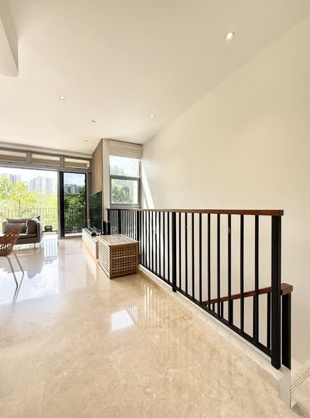 RiverTrees Residences Cluster House For Sale at S$ 2,788,888 | PropertyGuru Singapore - Living Room