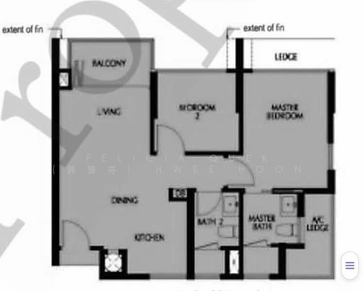 Eco Sanctuary, 65 Chestnut Avenue, 2 Bedrooms, 667 sqft, Condominium For Rent, by Felicia Quek (郭慧芬) Hwee Hoon, 500088278 - PropertyGuru.com.sg