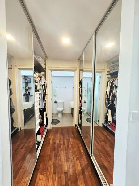 411B Fernvale Road HDB Flat For Sale at S$ 728,000 | PropertyGuru Singapore - Walk in wardrobe and master bathroom