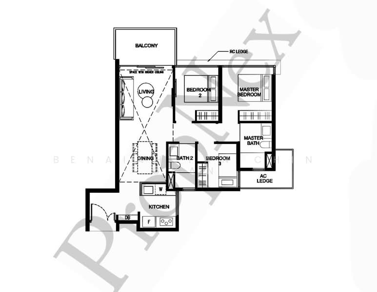 Kingsford Waterbay Condominium For Sale at S$ 1,500,000 | PropertyGuru Singapore