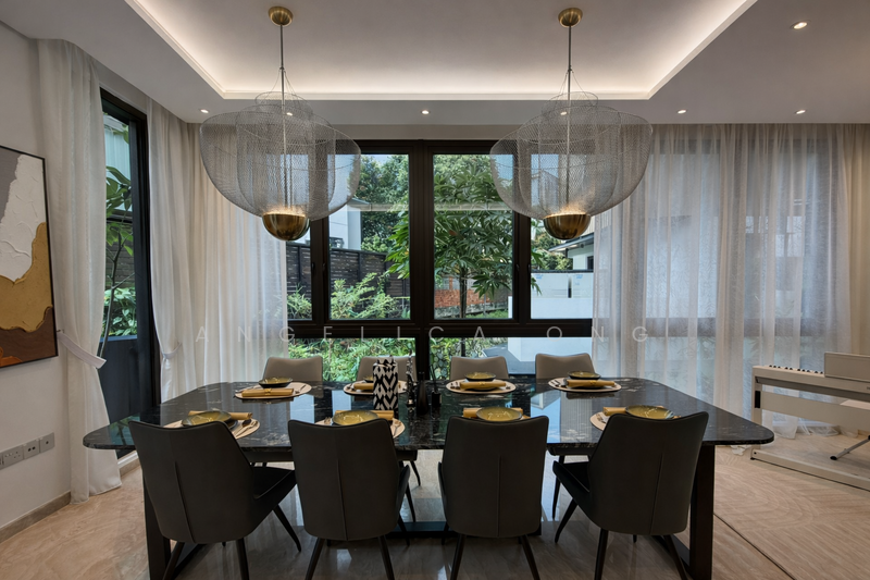Gorgeous Brand New Semi-D Nassim, Stevens Semi-Detached House For Sale at S$ 14,980,000 | PropertyGuru Singapore - Dining Room