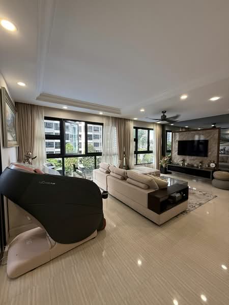 Lush Acres Condominium For Sale at S$ 2,400,000 | PropertyGuru Singapore - Living Room