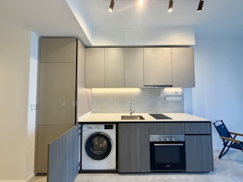 Piccadilly Grand, 5 Northumberland Road, 1 Bedroom, 517 sqft, Condominium For Rent, by Juliana Fan, 500088638 - Kitchen - PropertyGuru.com.sg