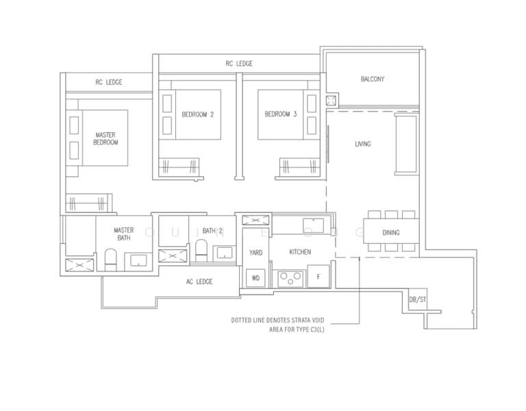 The Botany at Dairy Farm, 5 Dairy Farm Walk, 3 Bedrooms, 926 sqft, Condominium For Rent, by Quinie Ong, 500088694 - PropertyGuru.com.sg
