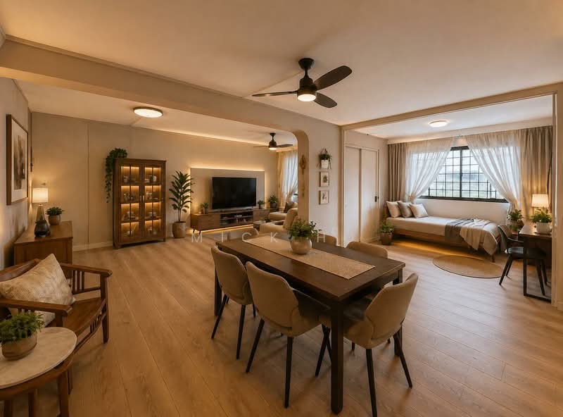 786 Yishun Ring Road, 786 Yishun Ring Road, 3 Bedrooms, 1,302 sqft, HDB Flat For Sale, by Mick Ho, 500088763 - Living Room - PropertyGuru.com.sg