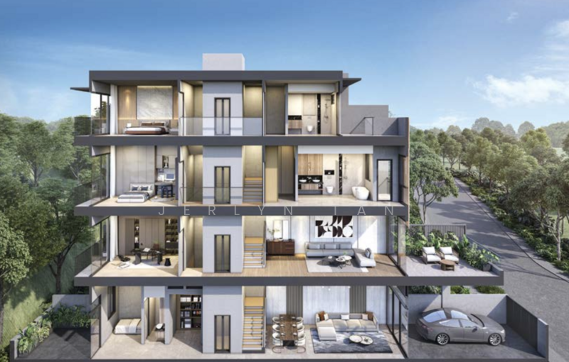 Springleaf Collection Corner Terrace For Sale at S$ 6,680,000 | PropertyGuru Singapore - Master Bedroom