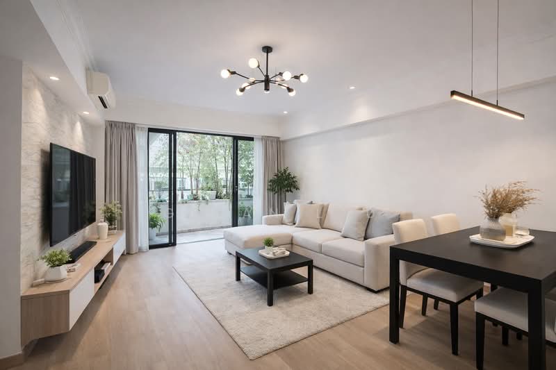 2BR + Study Highly Investable Near Siglap MRT, , 3 Bedrooms, 1,098 sqft, Condominium For Sale, by Gevan Lau, 500088861 - Living Room - PropertyGuru.com.sg