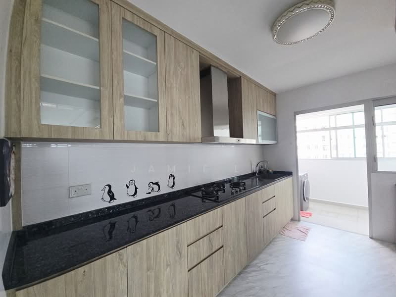 163A Rivervale Crescent, 163A Rivervale Crescent, 3 Bedrooms, 1,216 sqft, HDB Flat For Rent, by Jamie Li, 500088891 - Kitchen - PropertyGuru.com.sg