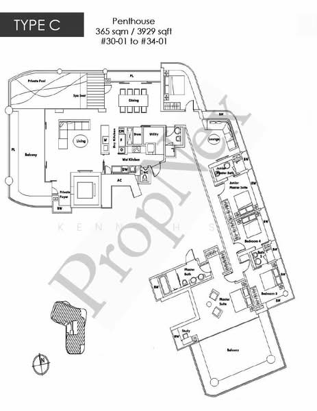 Skyline 360, 70 St Thomas Walk, 5 Bedrooms, 3,929 sqft, Condominium For Rent, by Kenneth Shi, 500088955 - PropertyGuru.com.sg