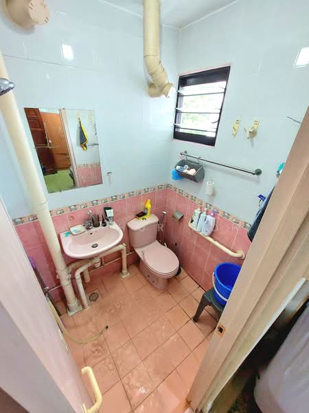 Toilet attached to master bedroom