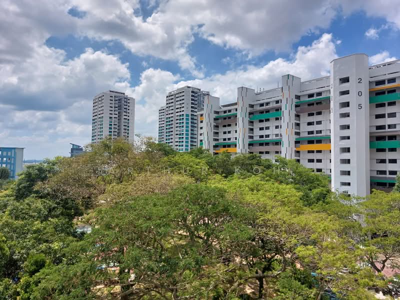 Unblockd view frm living and common rm